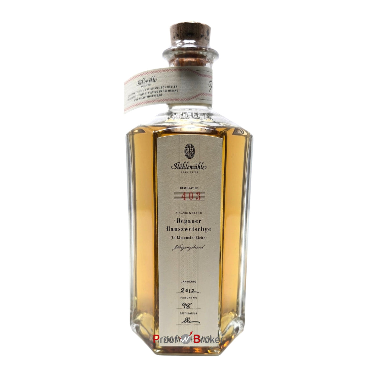 Stählemühle Hegauer Hauszwetschge Destillat No.403 0,35 L