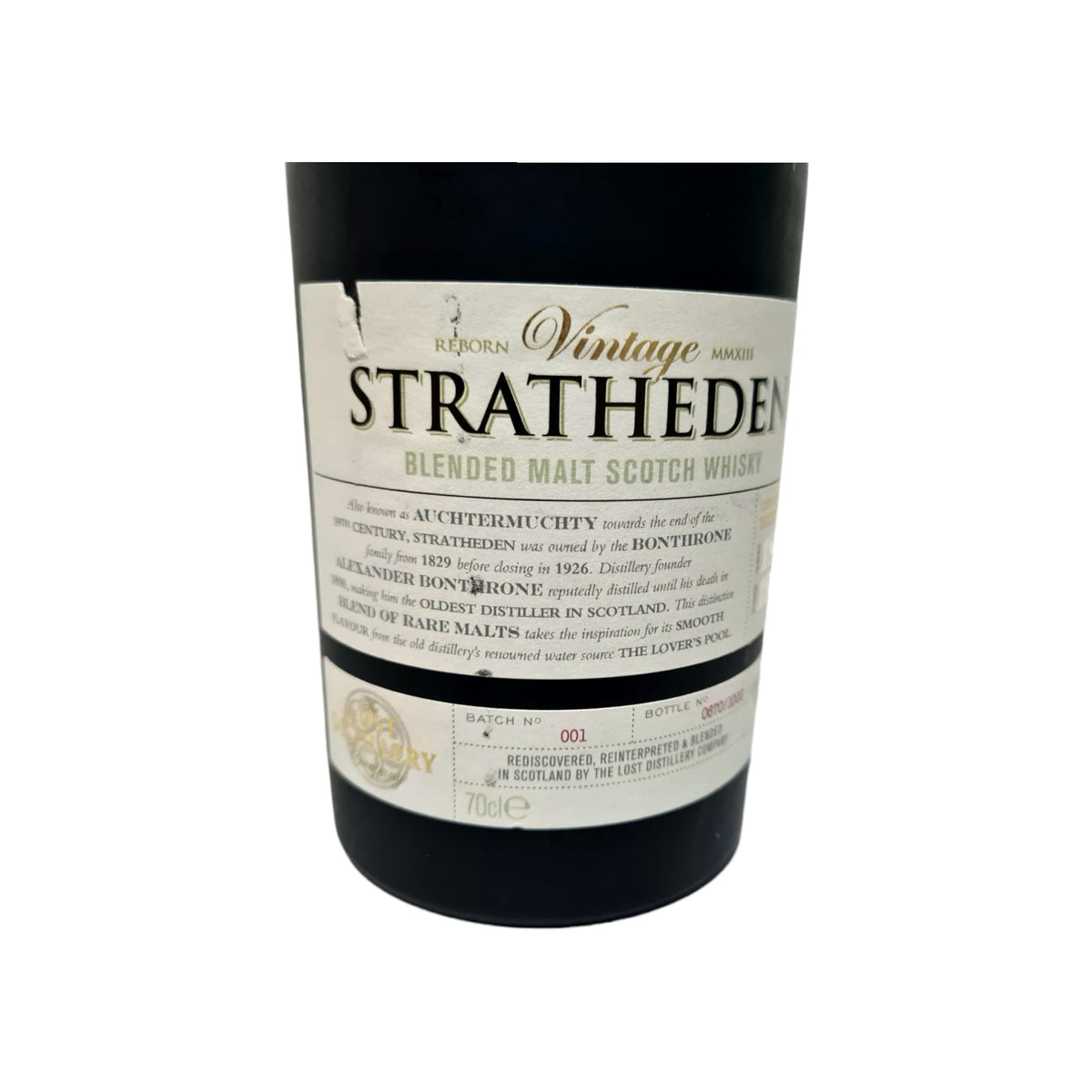 Stratheden Batch No.1 Blended Malt Scotch Whisky Limited Release 0,7 L