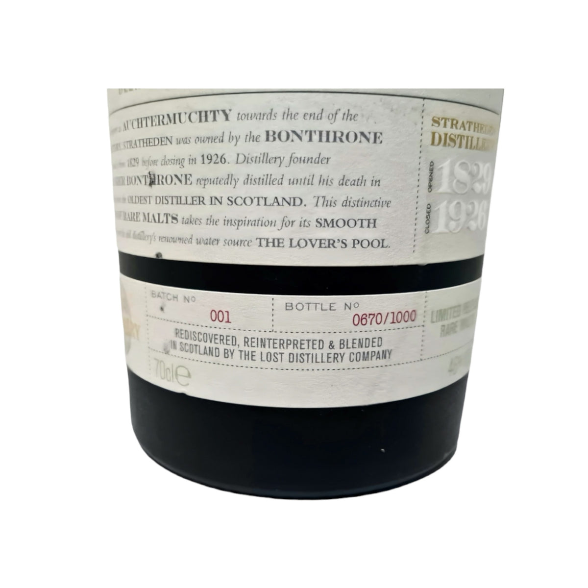 Stratheden Batch No.1 Blended Malt Scotch Whisky Limited Release 0,7 L