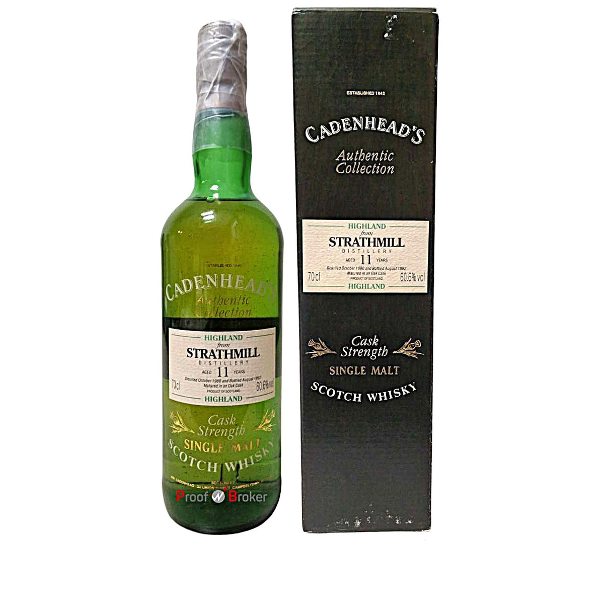 Strathmill 1980 Cadenhead's Authentic Collection 0,7 L