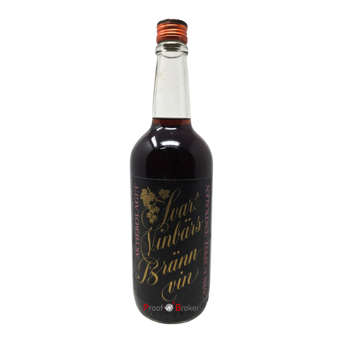Svartvinbärsbrännvin Bottled 1970s 0,75 L