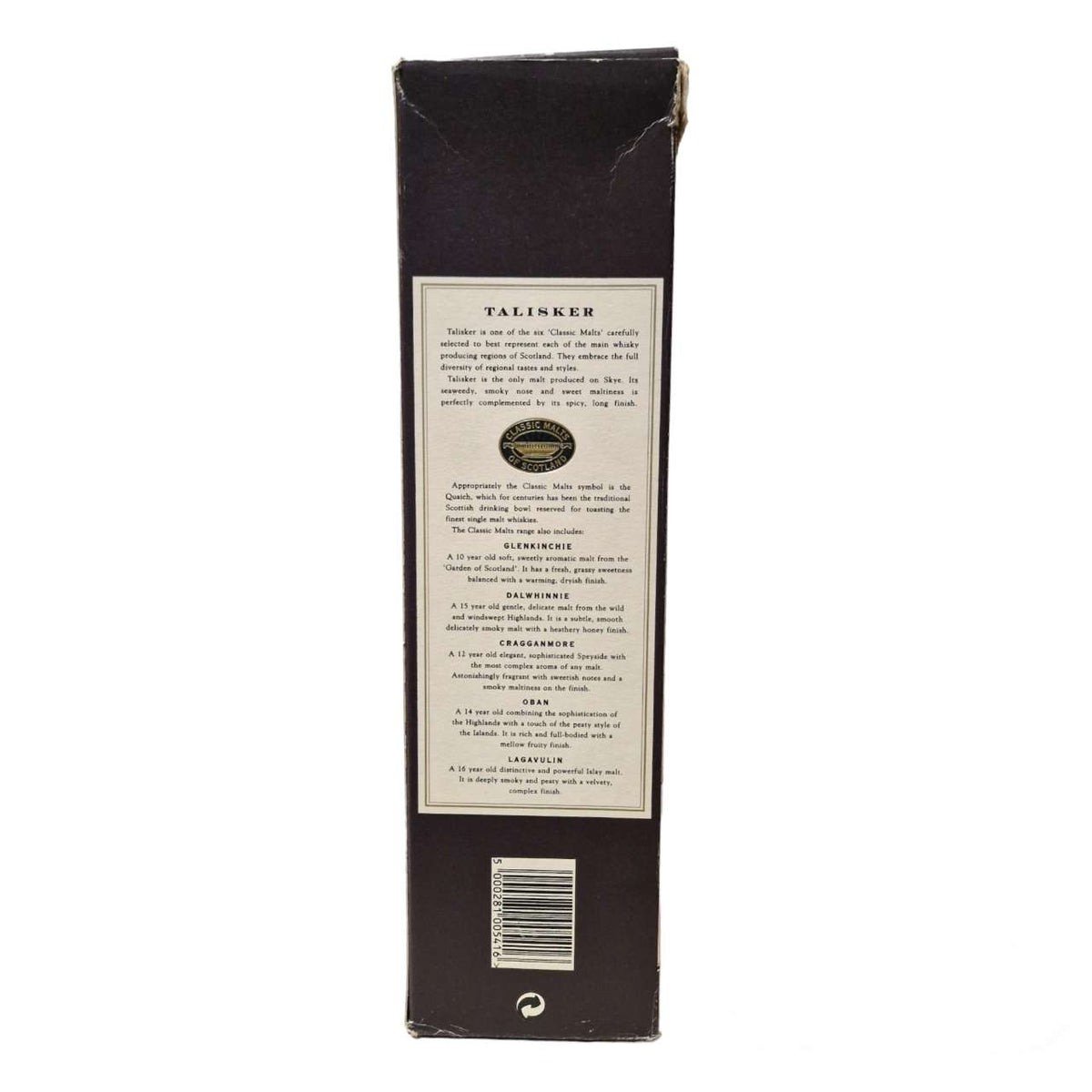 Talisker 10 Years Old Map Label Classic Malts 0,7 L