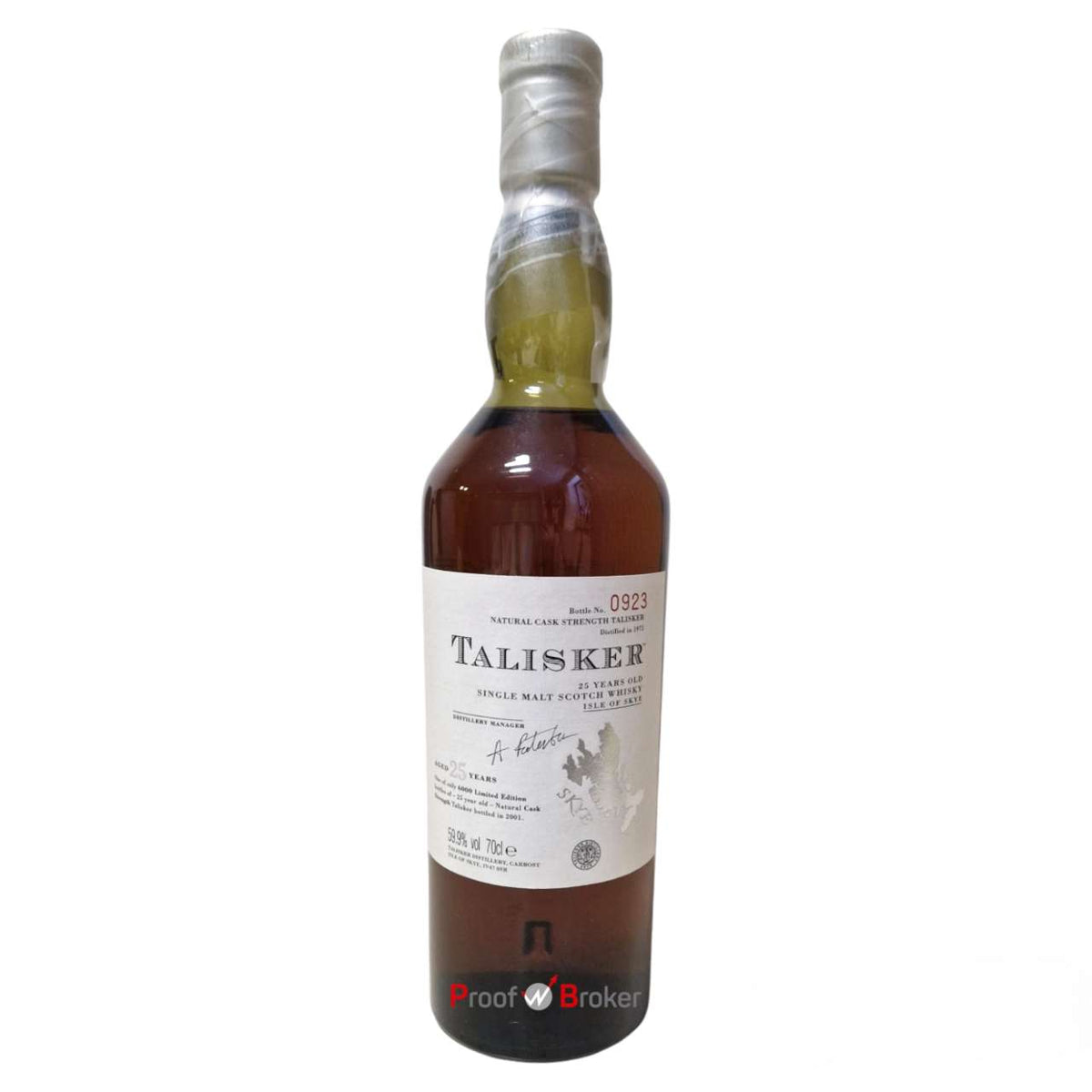 Talisker 25 Years Old Bottled 2001 0,7 L