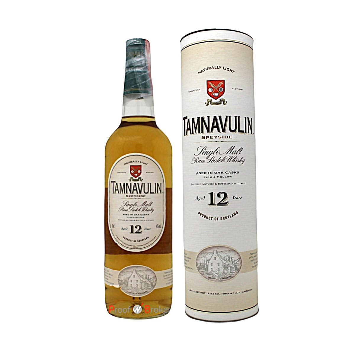 Tamnavulin 12 Years Old Speyside Single Malt Scotch Whisky 0,7 L