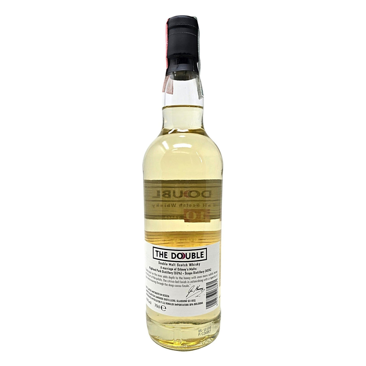 The Double Orkneys 10 Years Highland Park (55%) + Scapa (45%) 0,7 L