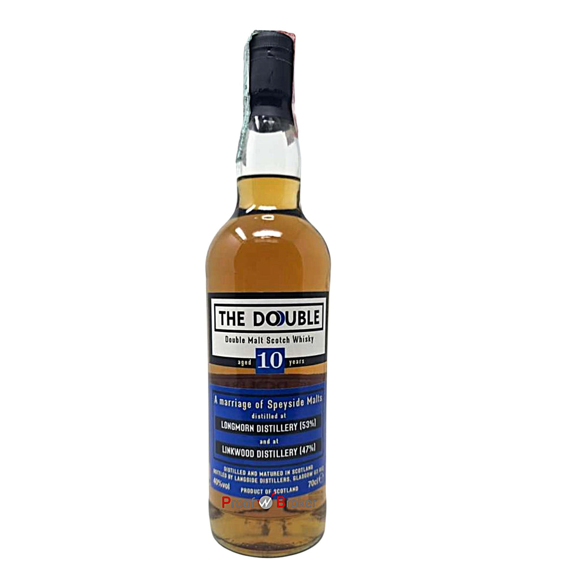 The Double Speyside 10 Years Longmorn (53%) + Linkwood (47%) 0,7 L