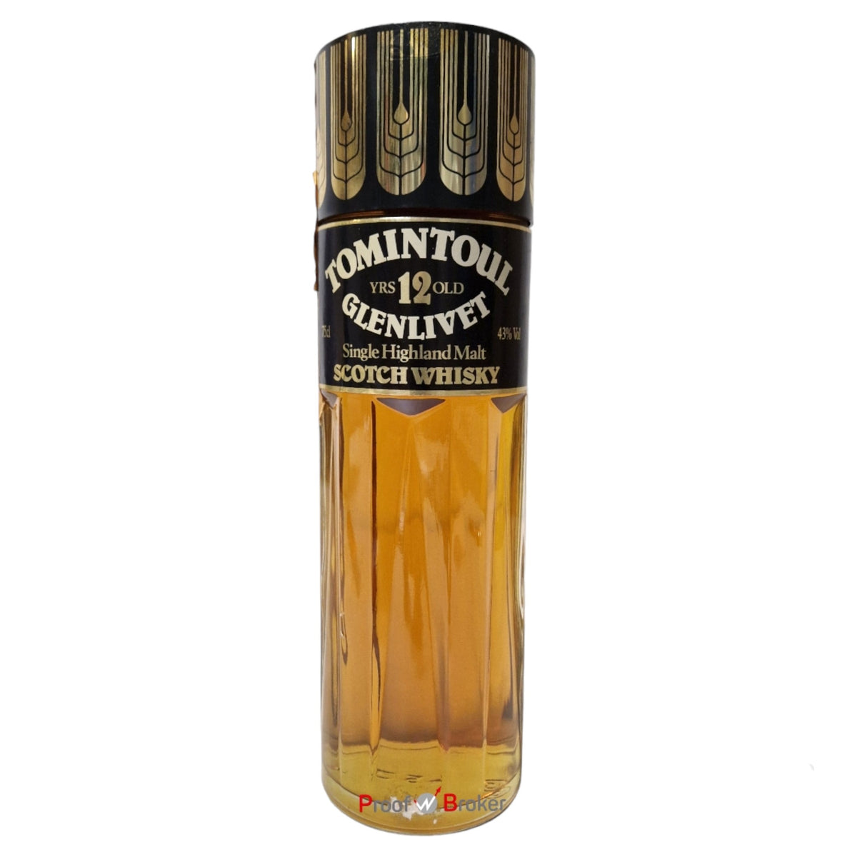 Tomintoul Glenlivet 12 Year Old Bottled 1990s 0.75 L
