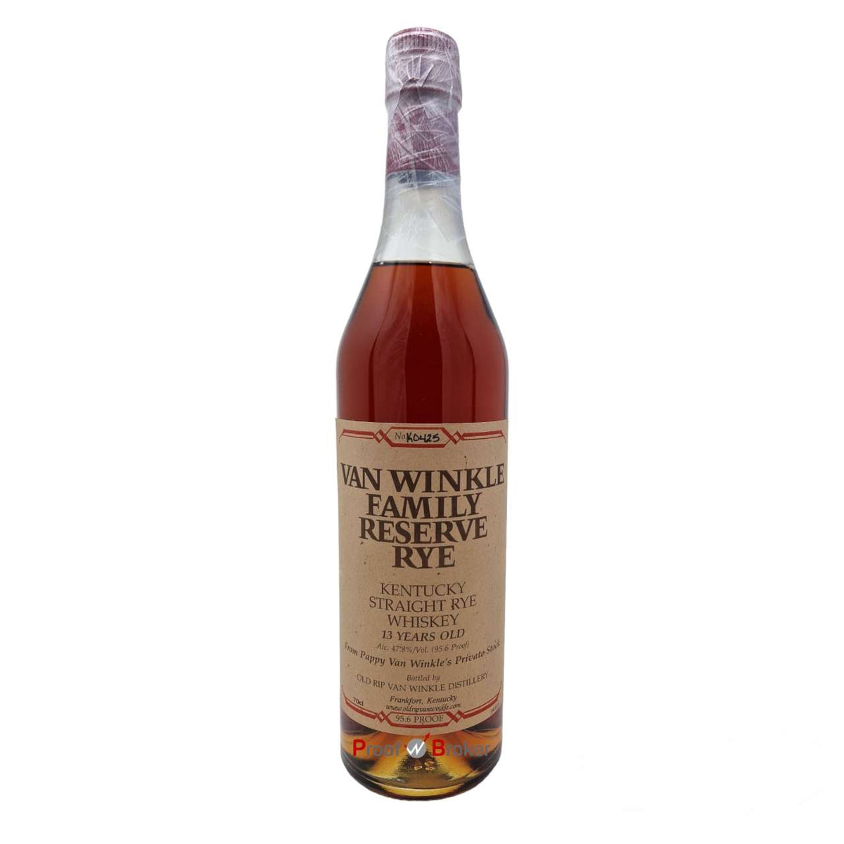 Van Winkle Family Reserve Rye 13 Years Old 0,7 L