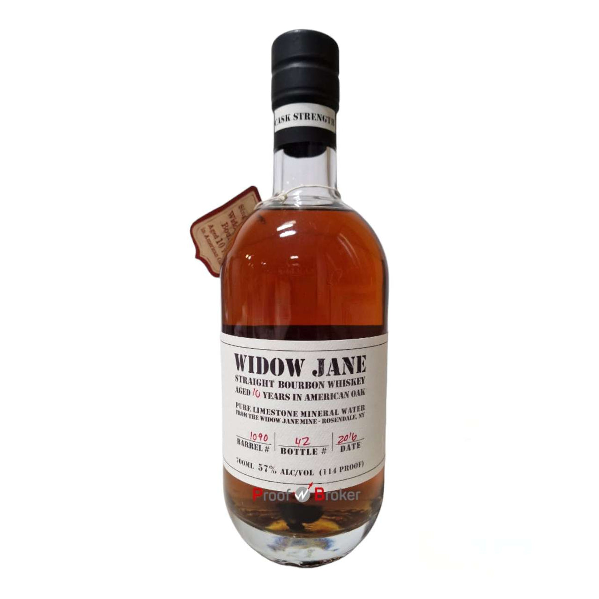 Widow Jane 10 Years Old Single Barrel 2016 Bottled 0,7 L