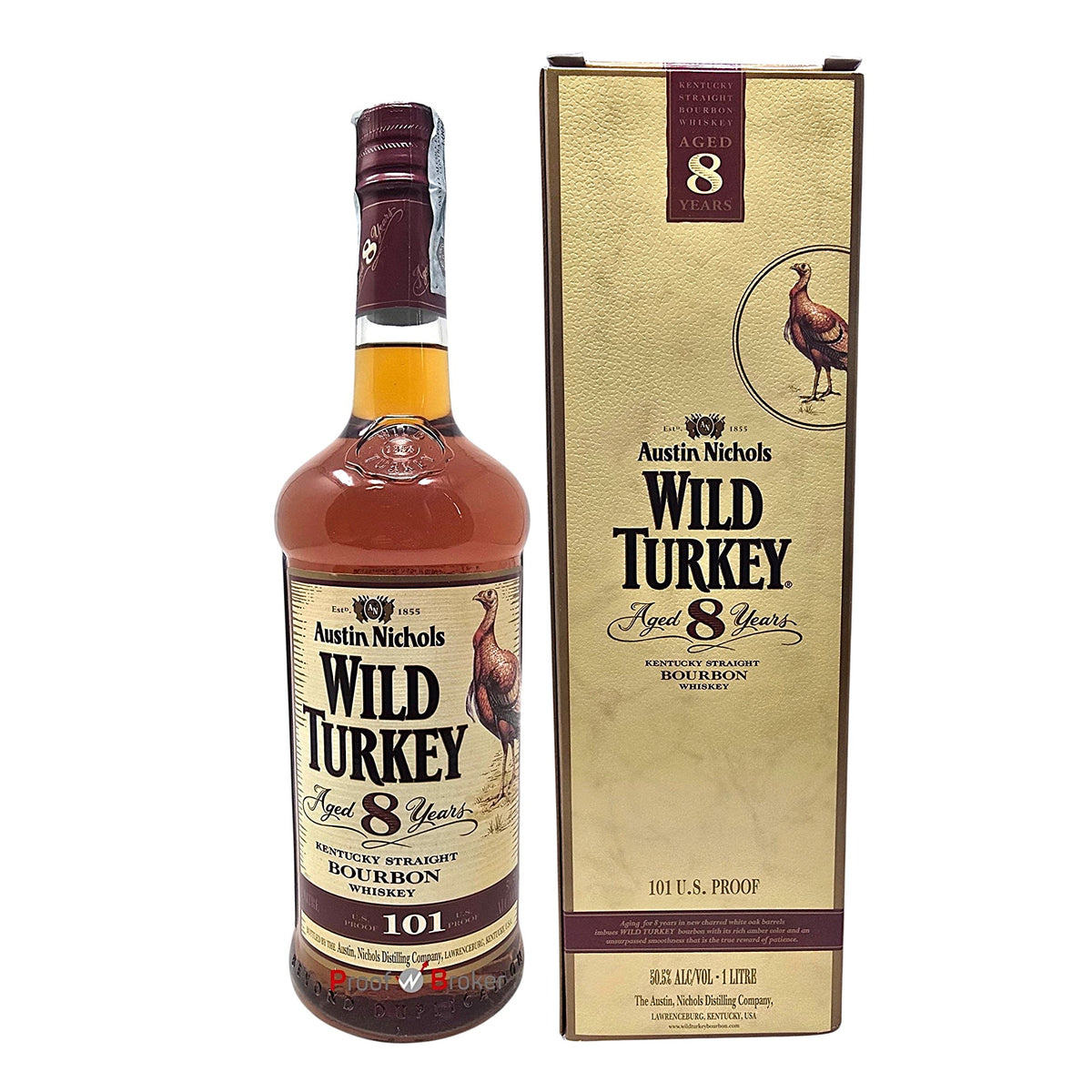 Wild Turkey 8 Years Kentucky Straigth Bourbon 101 U.S. Proof 1,0 L