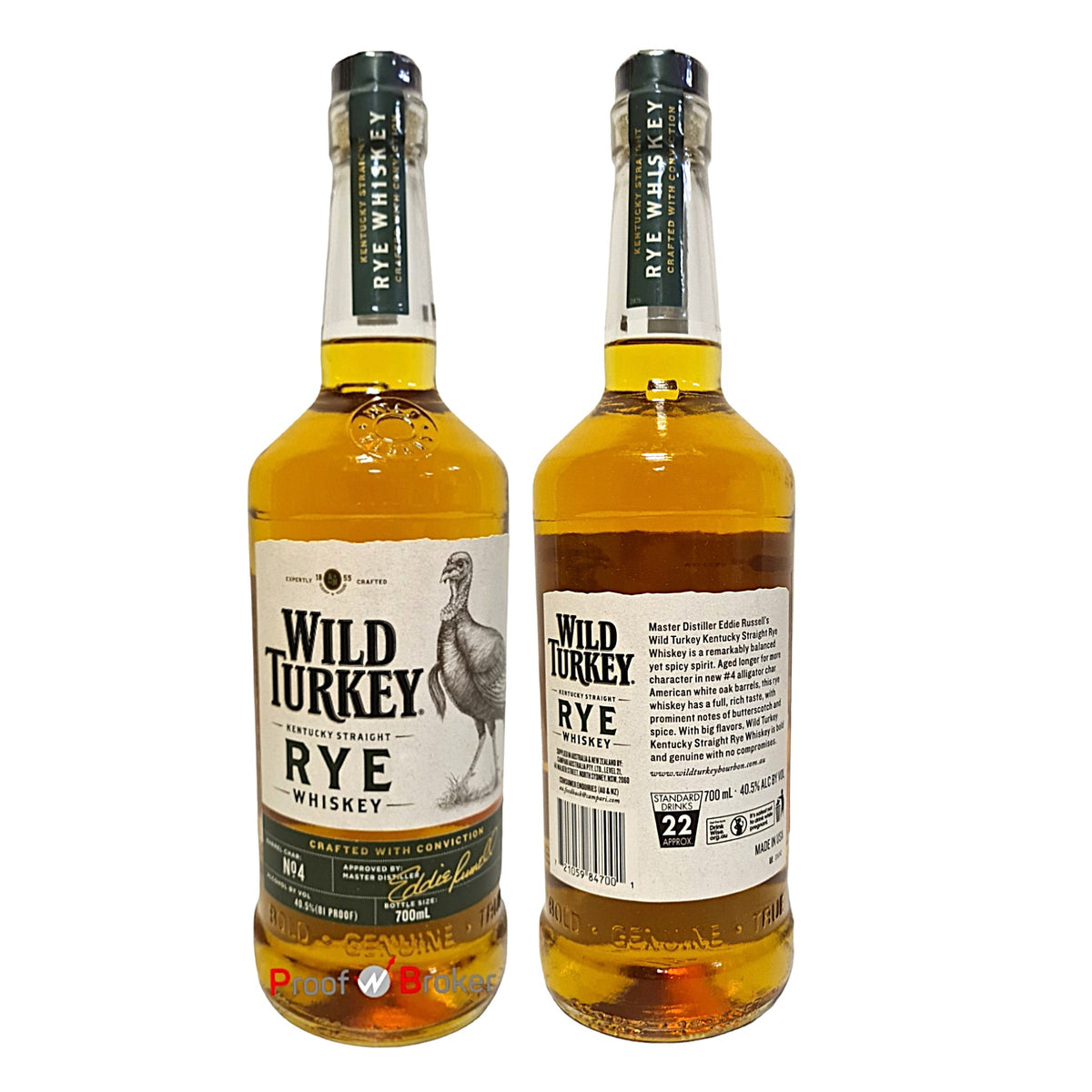 Wild Turkey Rye Whiskey 0,7 L