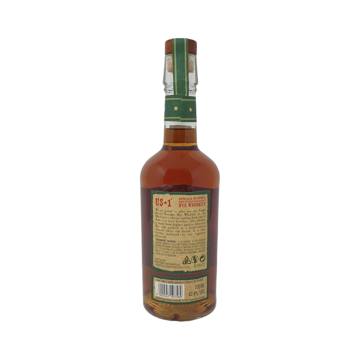 Michter&#39;s Single Barrel Straight Rye Whiskey 2019 0,7 L