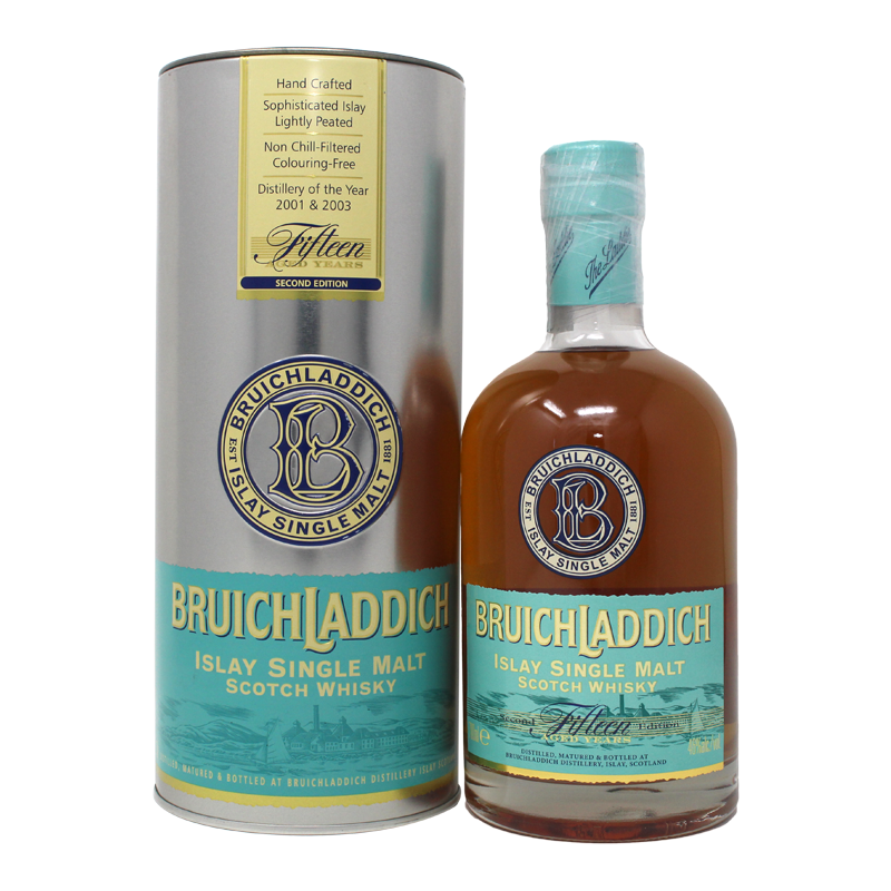 Bruichladdich 15 Years Old Second Edition Single Malt Scotch Whisky 0,7L