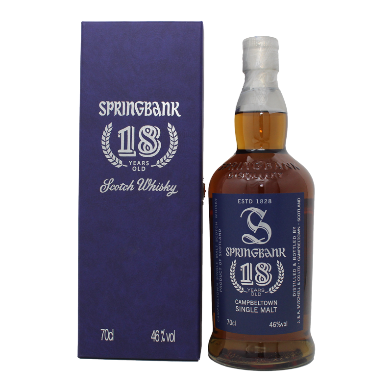 Springbank 18 Years Old First Batch Campbeltown Single Malt Whisky 0,7L
