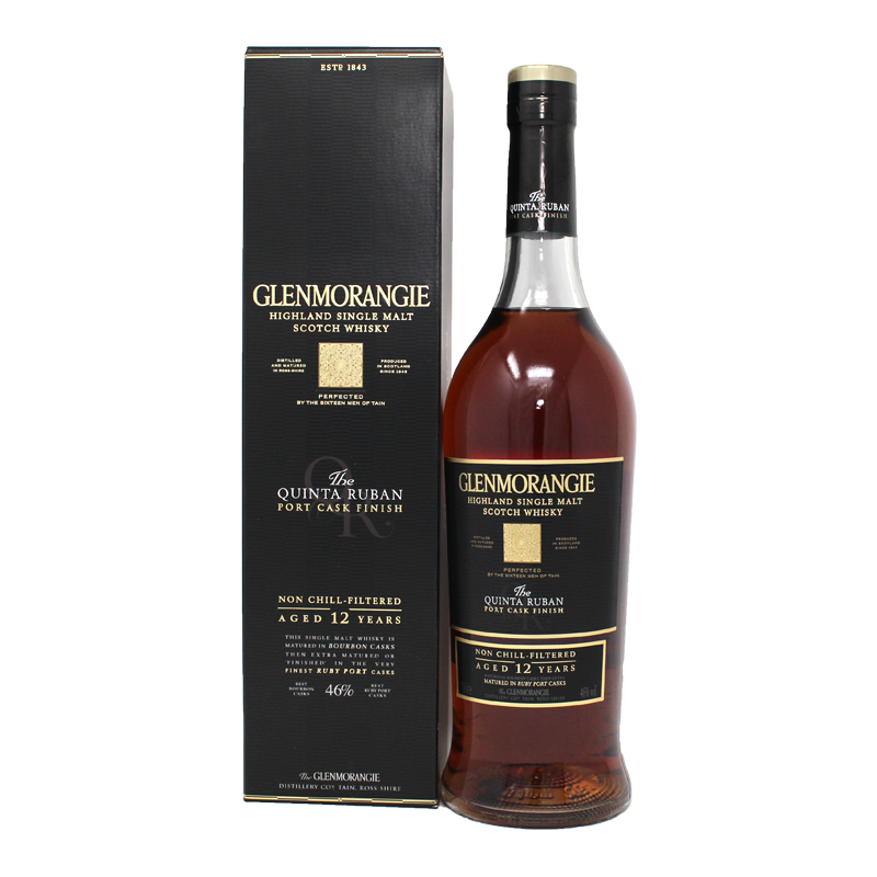Glenmorangie 12 Years Quinta Ruban Highland Single Malt Scotch Whisky 0,7L