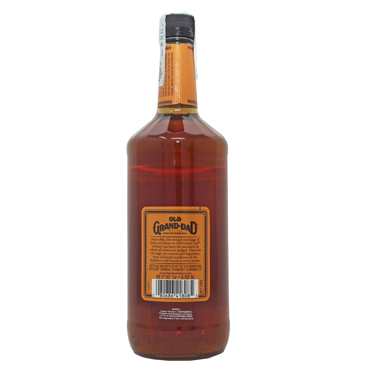Old Grand Dad Kentucky Straight Bourbon Whiskey 1,0L
