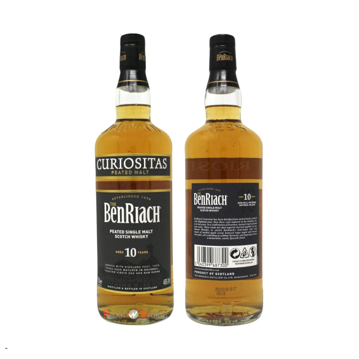 BenRiach Curiositas 10 Years Whisky 0,7 L
