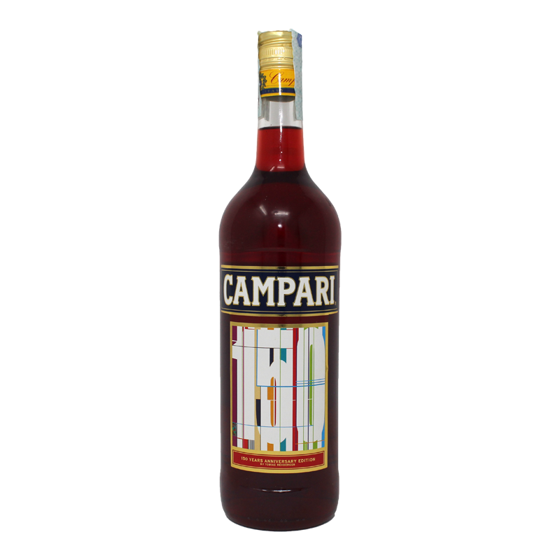 Campari Bitter Aperitif 150 Years Anniversary Edition By Tobias Rehberger 1,0L