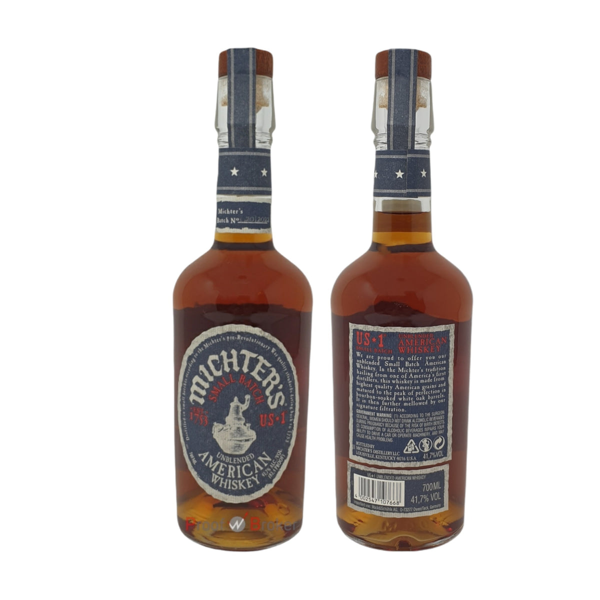 Michter&#39;s Small Batch Unblended American Whiskey 2020 0,7 L