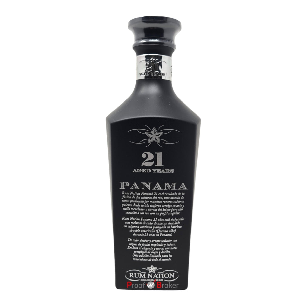 Rum Nation Panama 21 Years Black Decanter 0,7 L