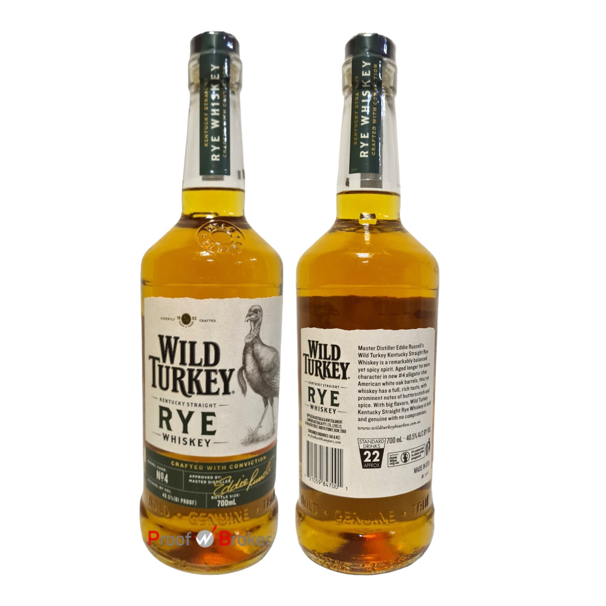 Wild Turkey Rye Whiskey 0,7 L
